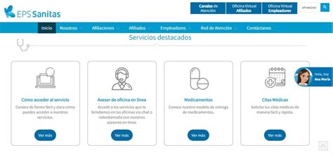 asesor virtual de sanitas|asesorvirtualepssanitas.com